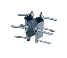 Cavallotti doppi a otto piatto 90X3 pali 25/50 misura A CM 3,5
