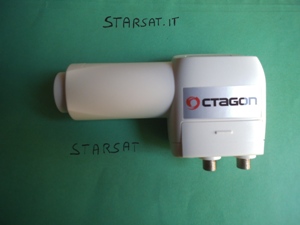 LNB OCTAGON WISPY HQ - OLTW - twin 0,1 db (3 gradi) liv. 65 db