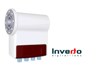 Lnb Inverto Black Pro- Flangia C120- HV- HV per centraliz 0,3db