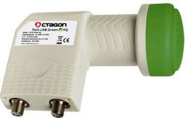 LNB OCTAGON GREEN HQ - OTLG - twin PLL - 0,1 Db - (originale) LNB OCTAGON GREEN HQ - OTLG - twin PLL - 0,1 Db - (originale)