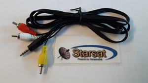Cavetto audio-video, jack 3,5 - 3 rca, 1,5 mt.x decoder sped. gr