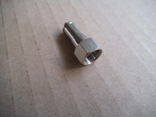 Spina F di chiusura 75 Ohm ISOLATA (sped. gratis)