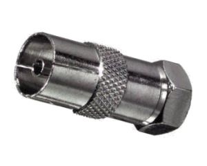Adattatore coassiale presa TV 9,5 mm - SPINA F (sped.gratis)