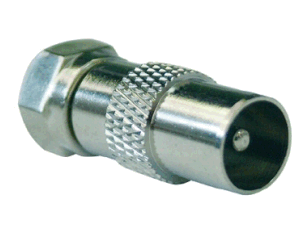 Adattatore coassiale spina TV 9,5 mm - SPINA F(sped.gratis)