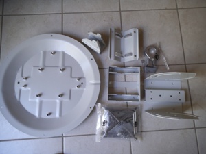 Gibertini az/el per Parabola 150 L completo di bracci e supporti