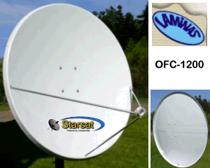 Parabola 120 OffSet Laminas in Fibra di vetro autoriscaldante
