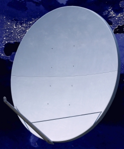 Parabola 380 OffSet Laminas bianca Fibra di vetro+AZ EL