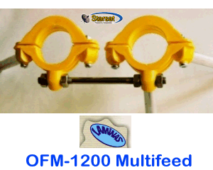 Dual feed parabole Laminas 120 - 110 - 100 - 80 - (OFM-1200)