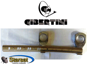 Staffa dual feed Gibertini XP - SE con nr.2 supp stretto