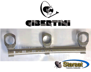 Staffa quadri feed Gibertini XP - SE con nr.4 supp stretto