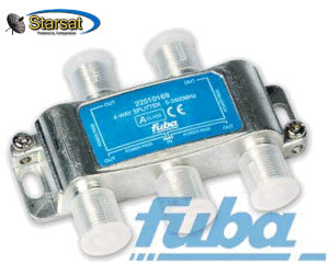 FUBA divisore sat - tv IF - 4 way/vie power pass (sped.gratis)