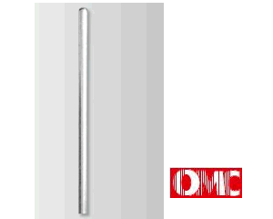 Palo diam.50 con tappo spessore 3 mm. 2 mt. OMC art. 0259