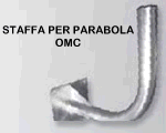Staffa per parabola Ø 50 / cm 25 muro e palo ECO art.e026