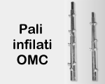 Palo infilato mt. 2 x 2 diametro 50/42 OMC 0238