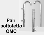 Palo sottotetto 2 mt. d.50 curva OMC 0047
